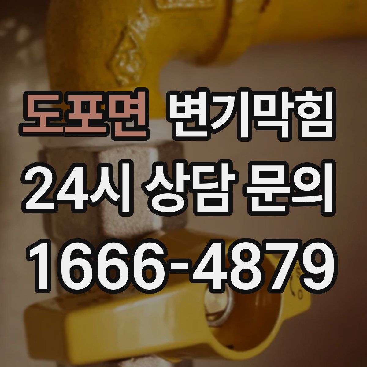 도포면 변기막힘