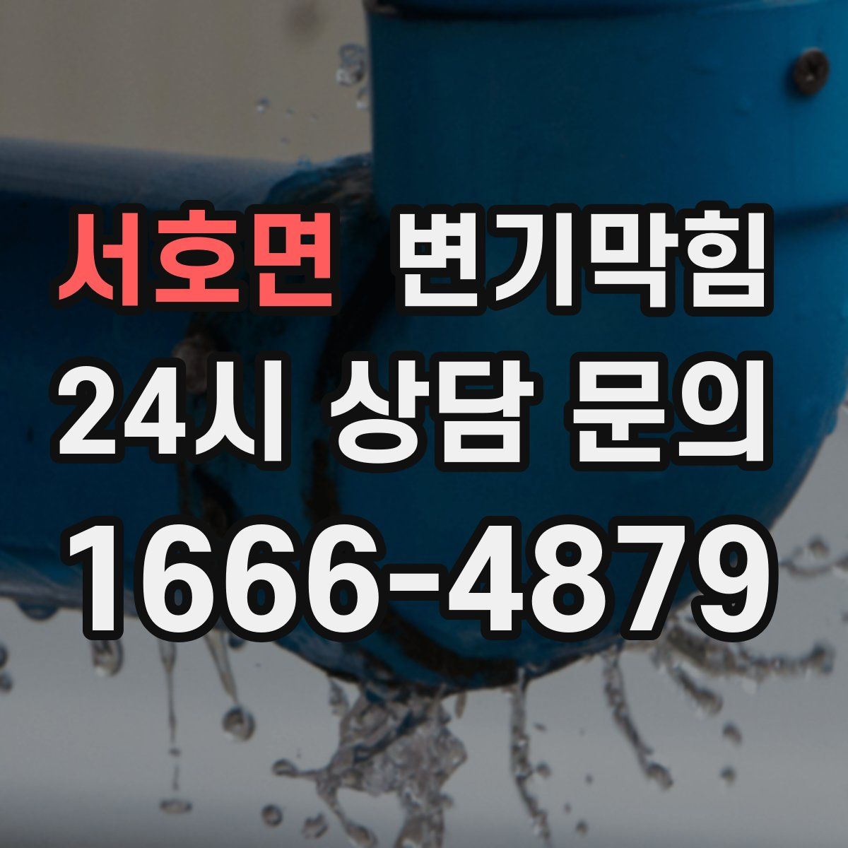 서호면 변기막힘