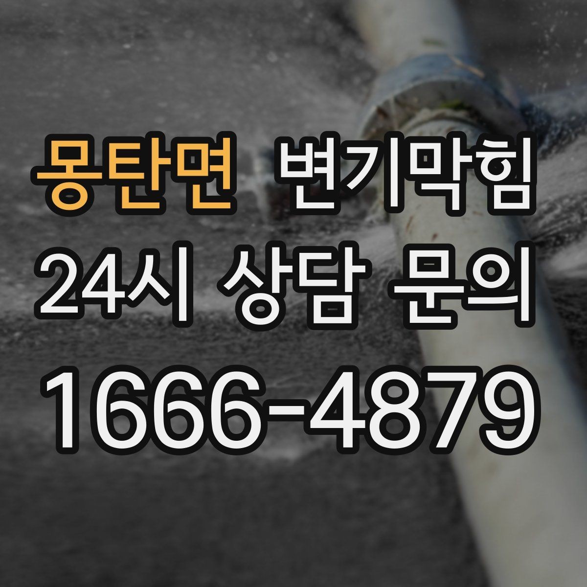 몽탄면 변기막힘 다가구 화장실막힘 공용 구간 도면화
