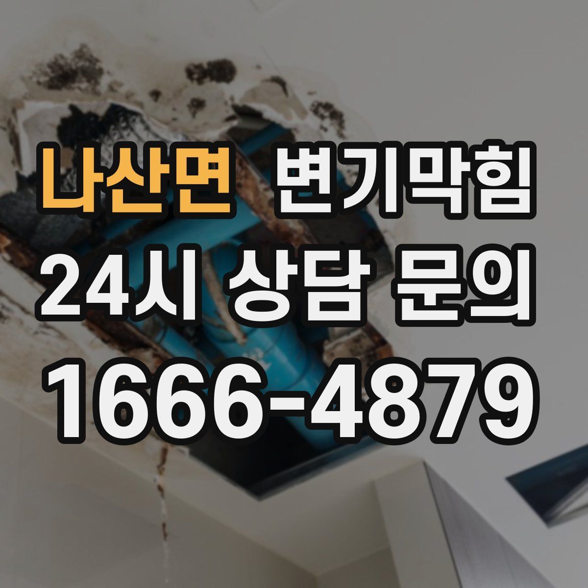 나산면 변기막힘