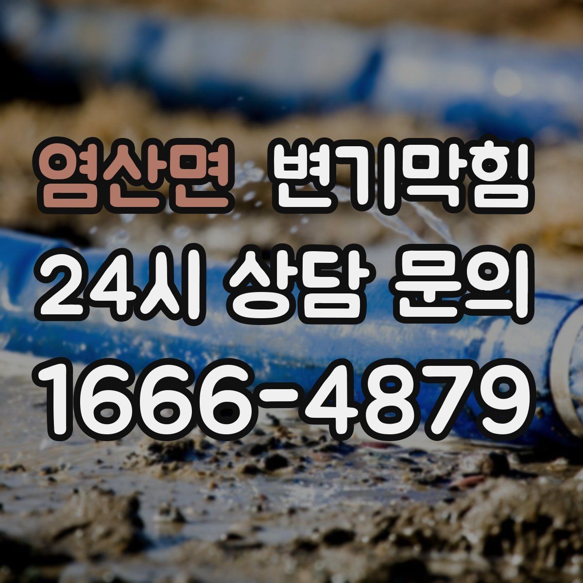 염산면 변기막힘 변기가막혔을때 물티슈 분해 신화 점검