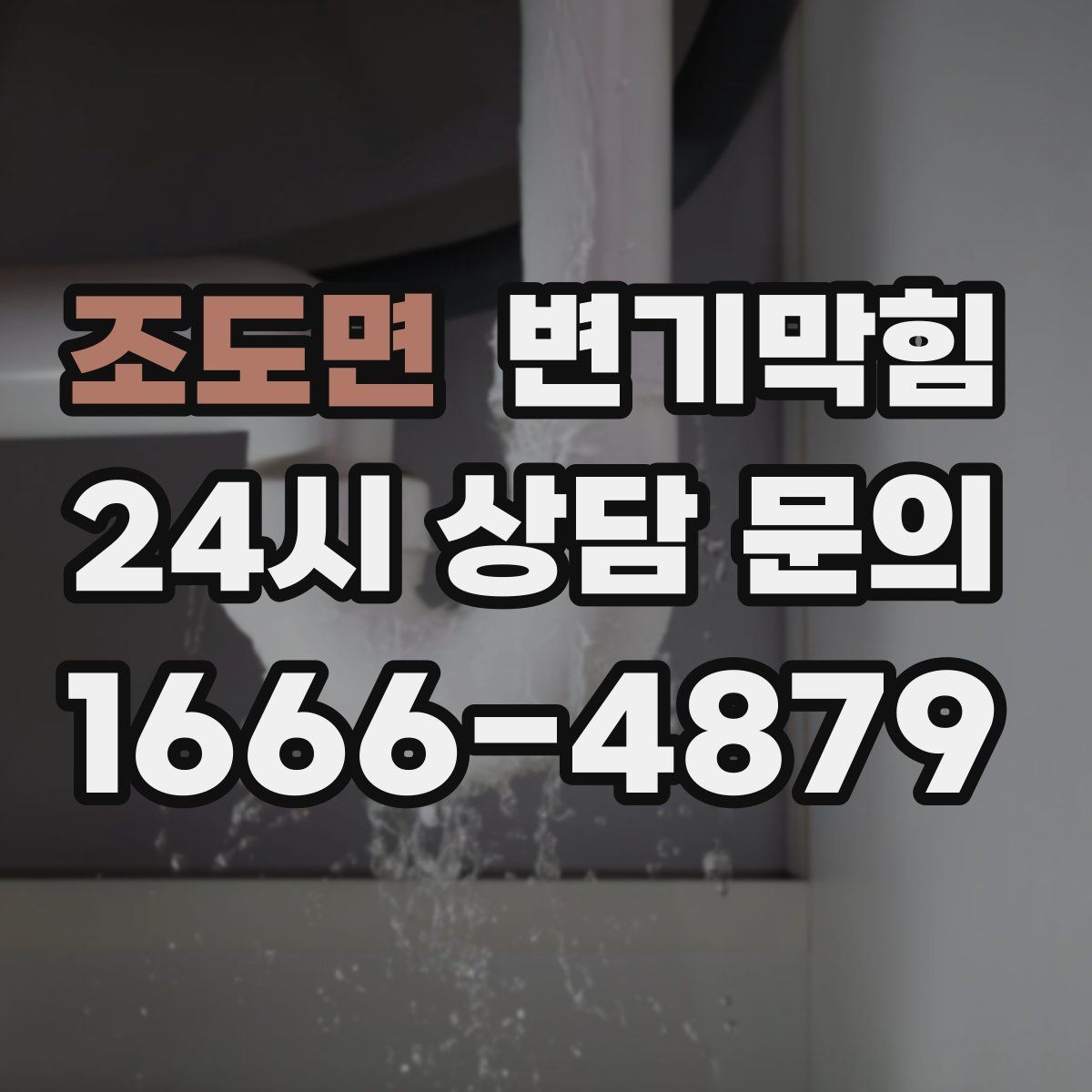 조도면 변기막힘