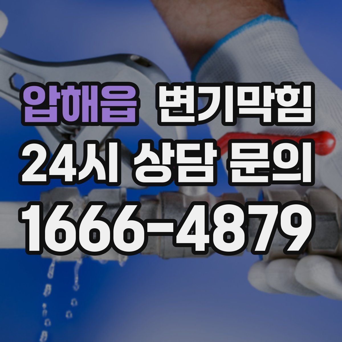 압해읍 변기막힘 카페 화장실역류 향 보존 복구기