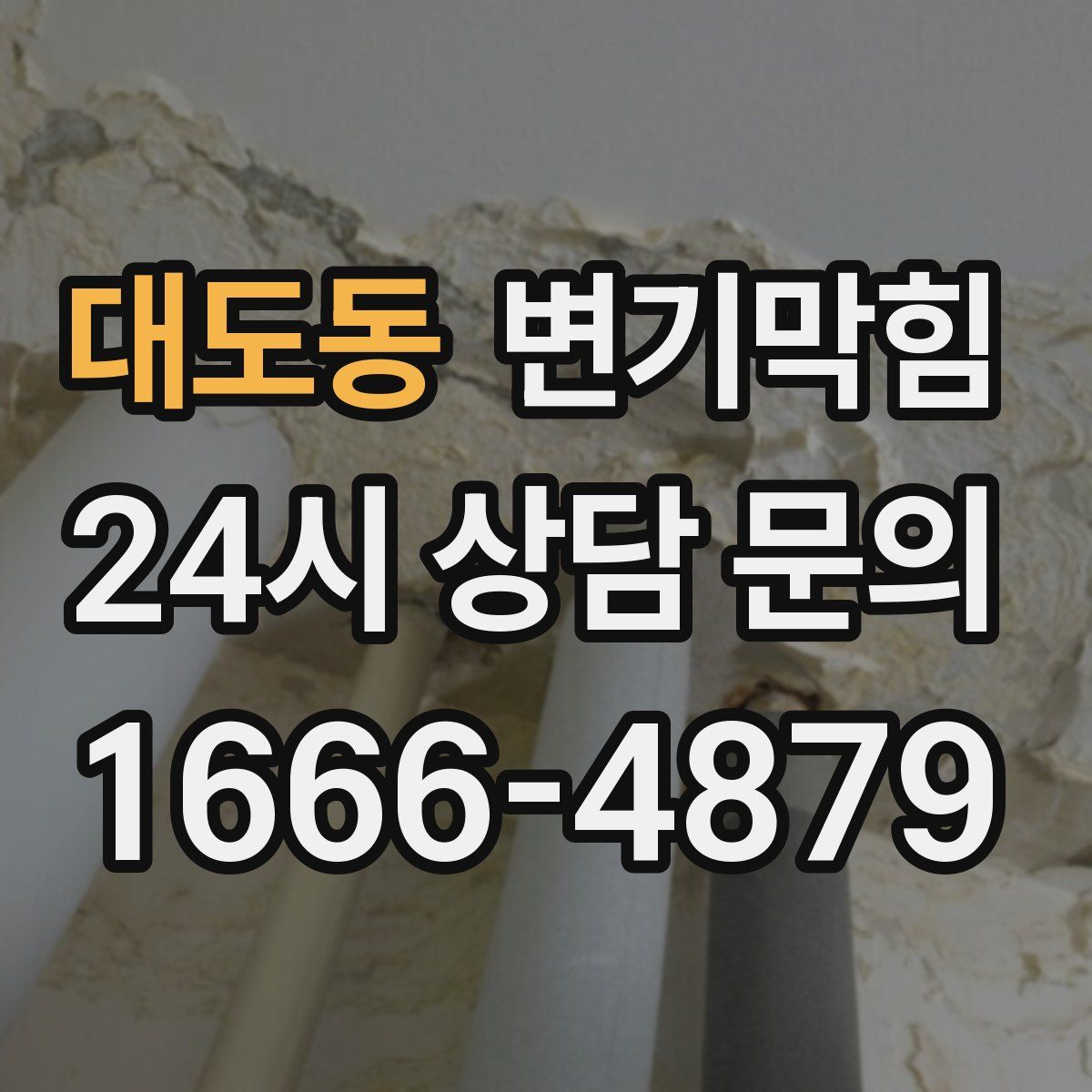 대도동 변기막힘