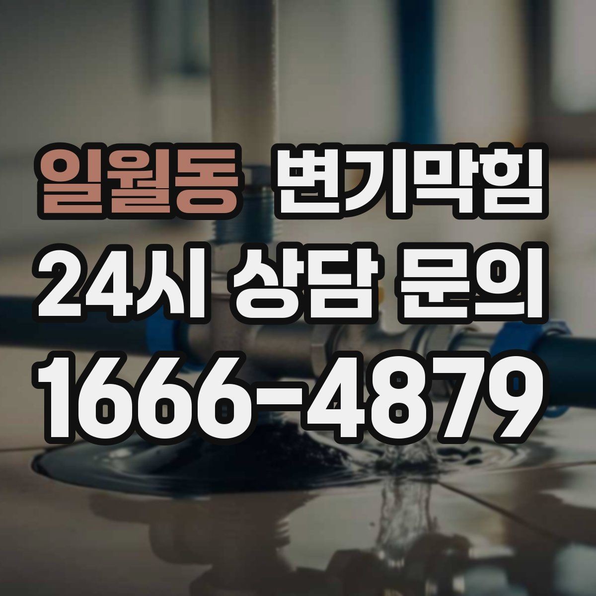 일월동 변기막힘 빌라 화장실막힘 야간 무소음 작업기