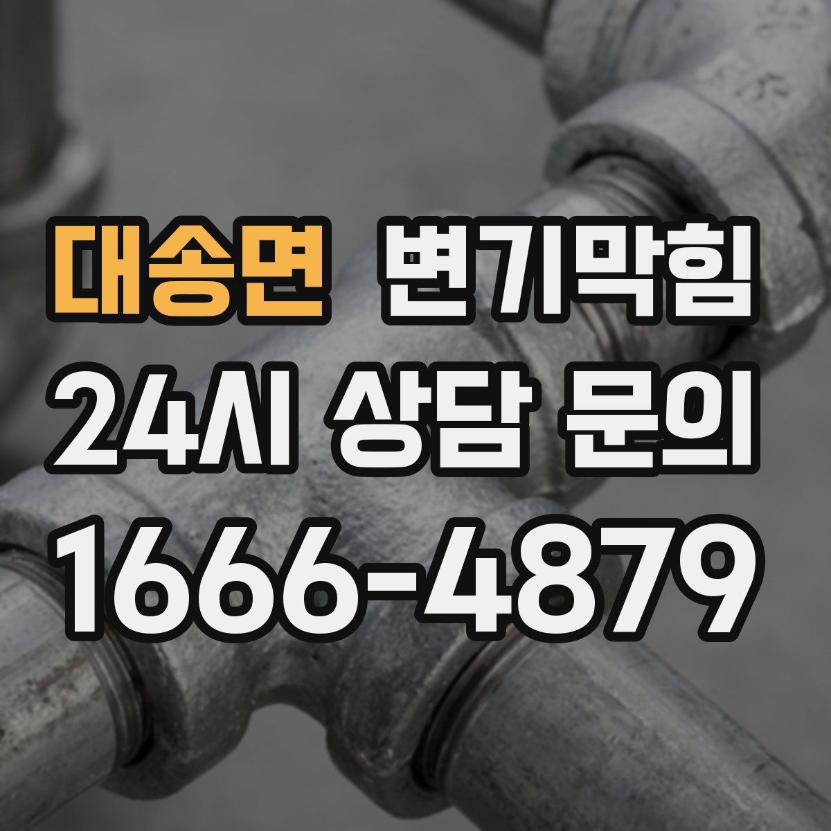 대송면 변기막힘