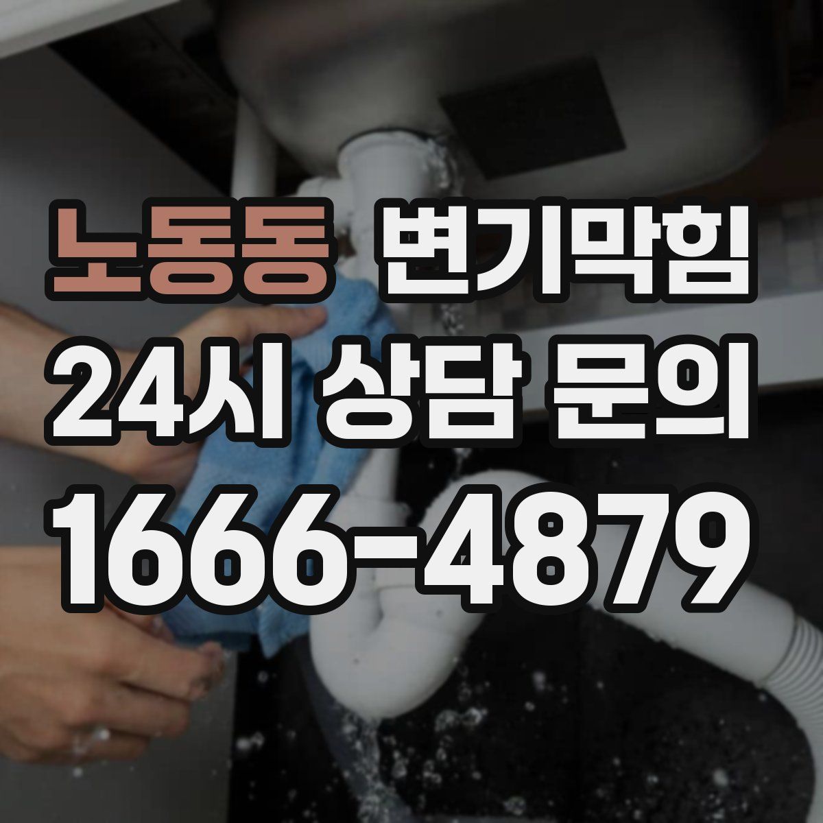 노동동 변기막힘