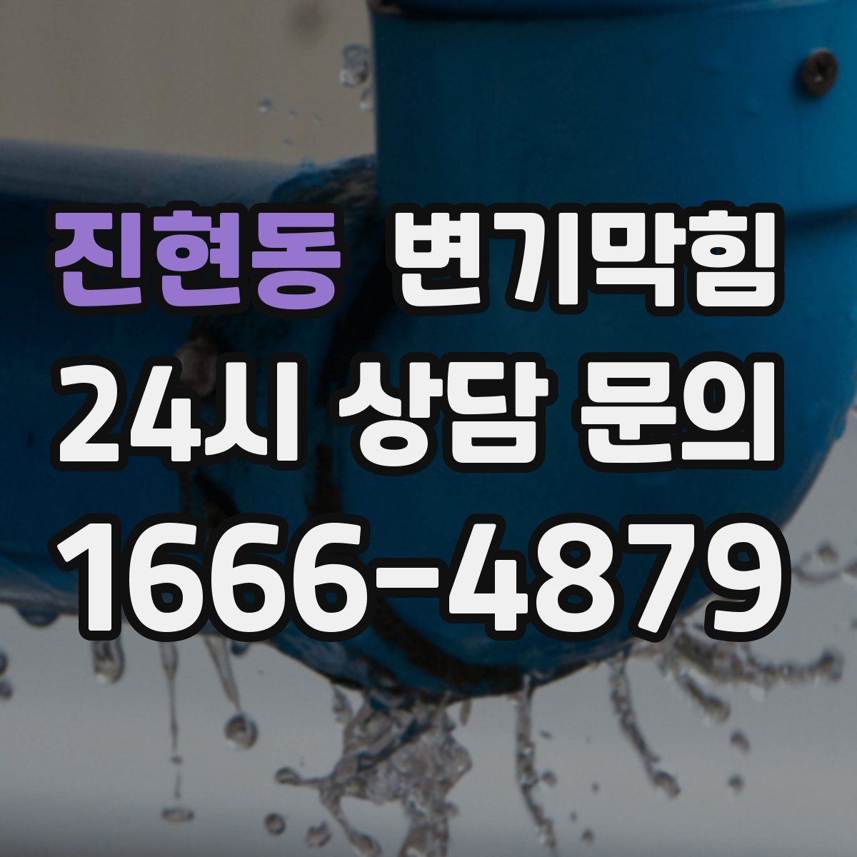 진현동 변기막힘