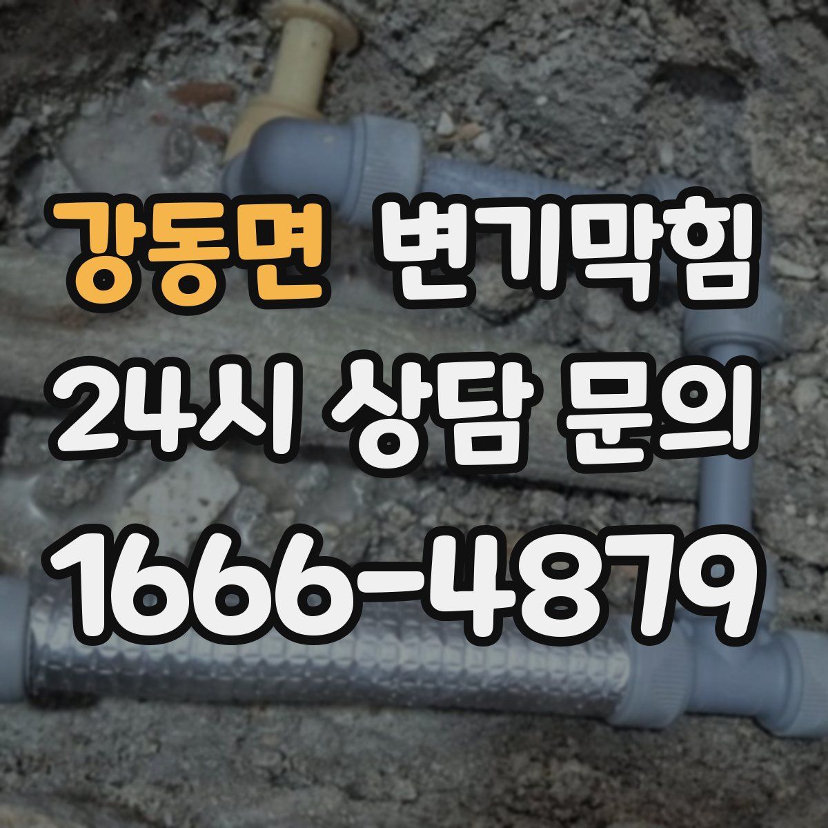 강동면 변기막힘
