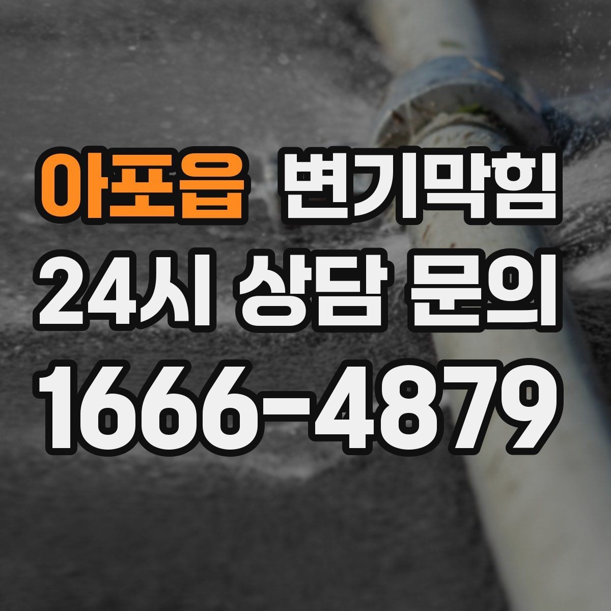 아포읍 변기막힘 상가 화장실역류 고객 동선 보호