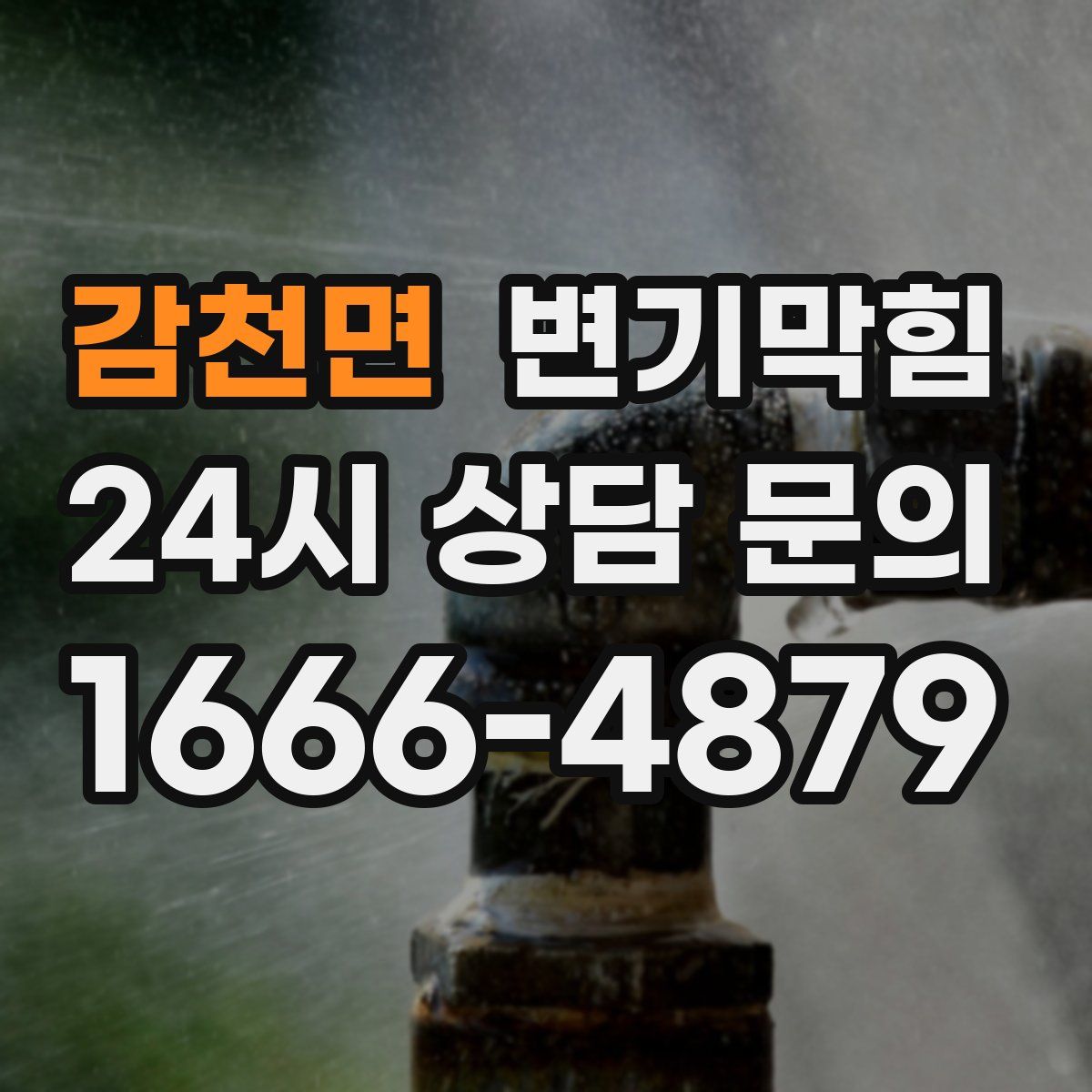 감천면 변기막힘