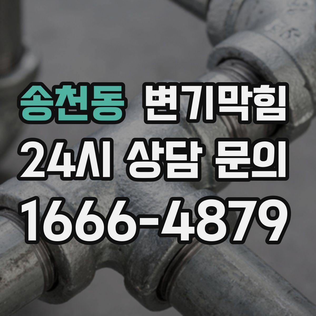 송천동 변기막힘