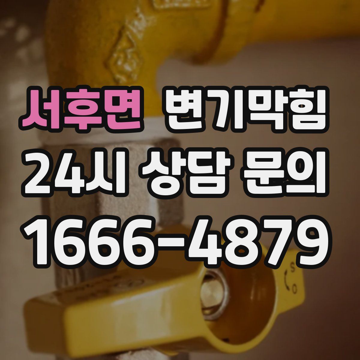 서후면 변기막힘