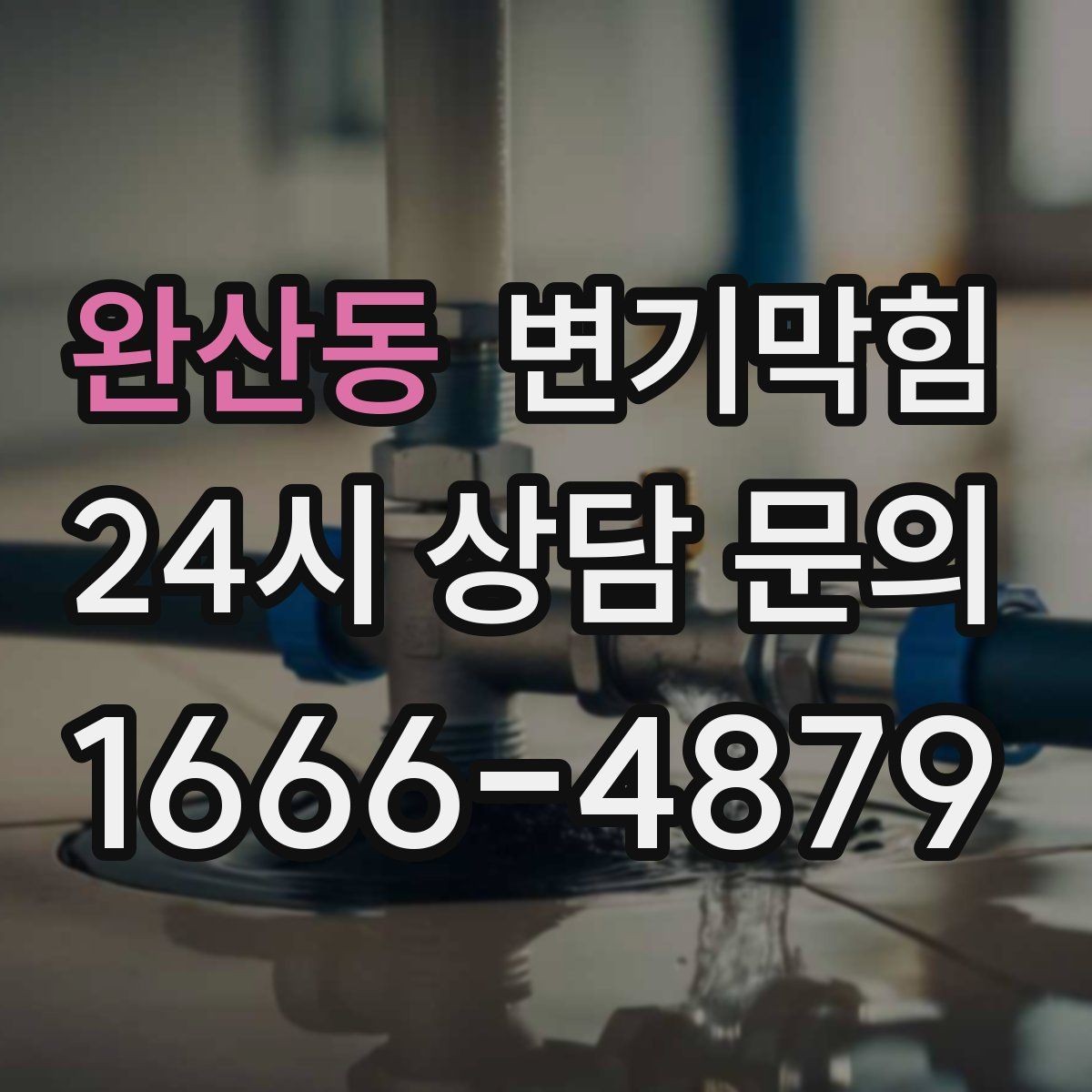 완산동 변기막힘 변기가막혔을때 피스톤 펌프 대체법