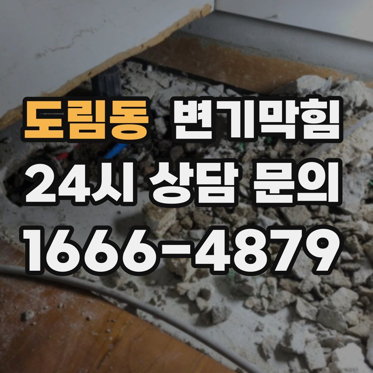 도림동 변기막힘