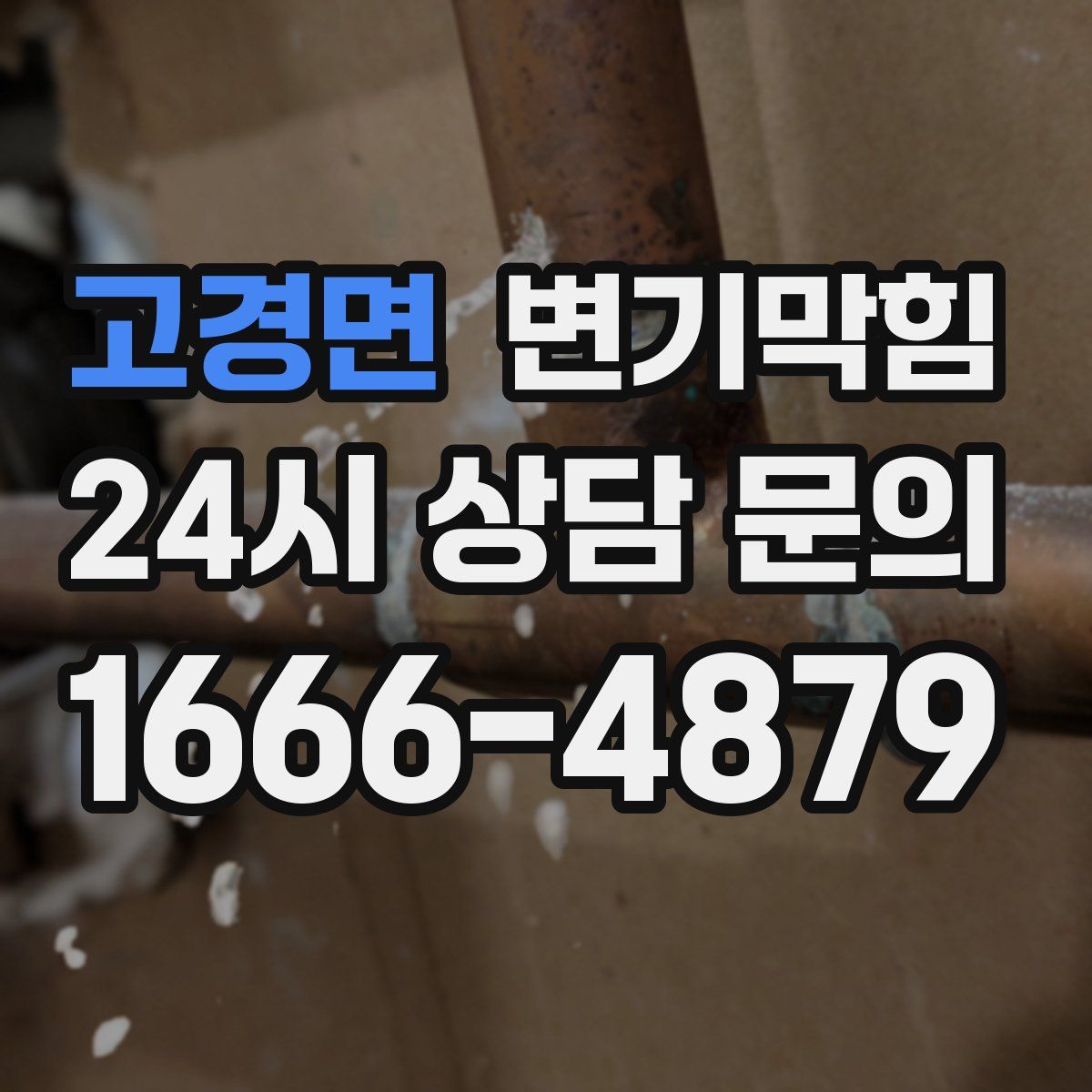 고경면 변기막힘