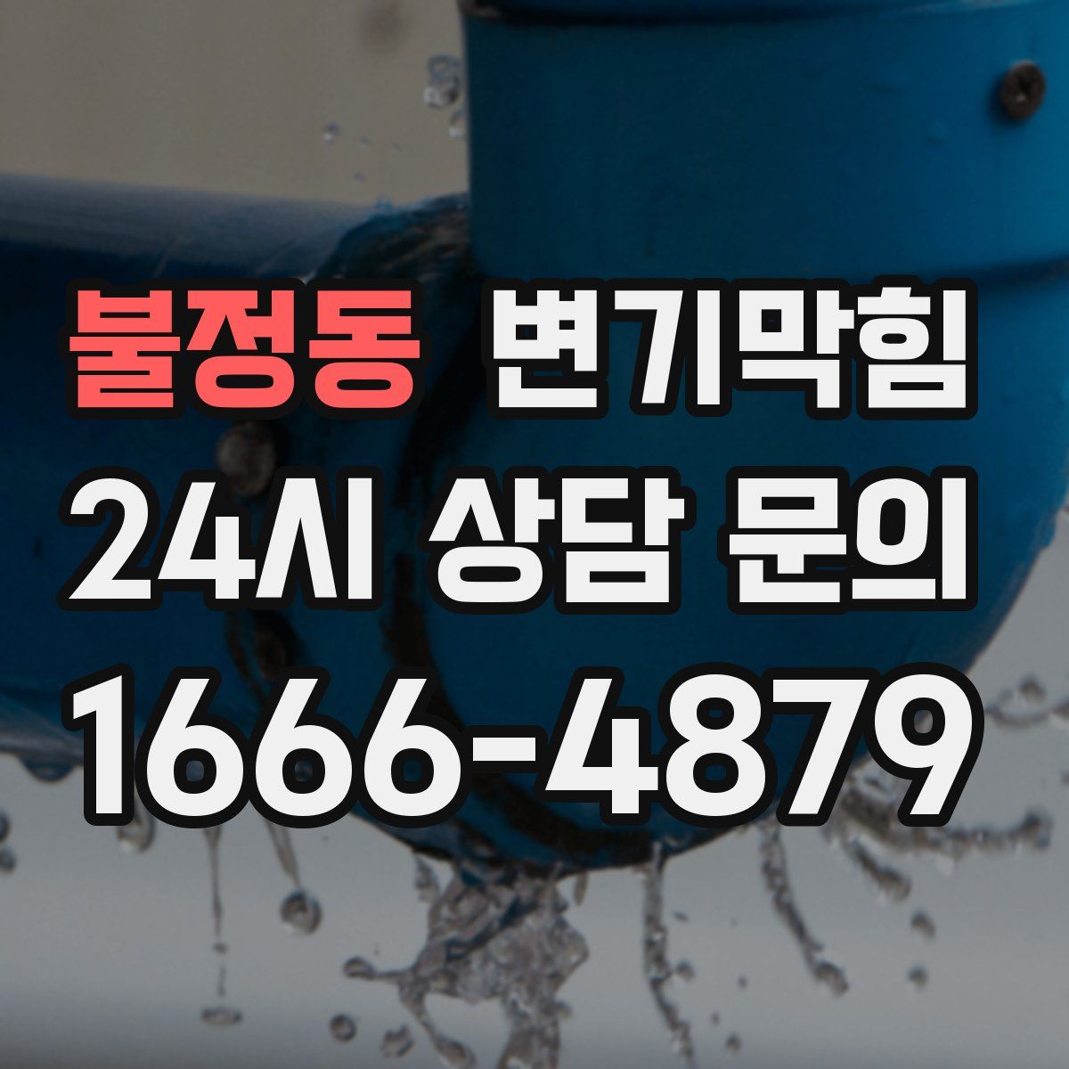 불정동 변기막힘