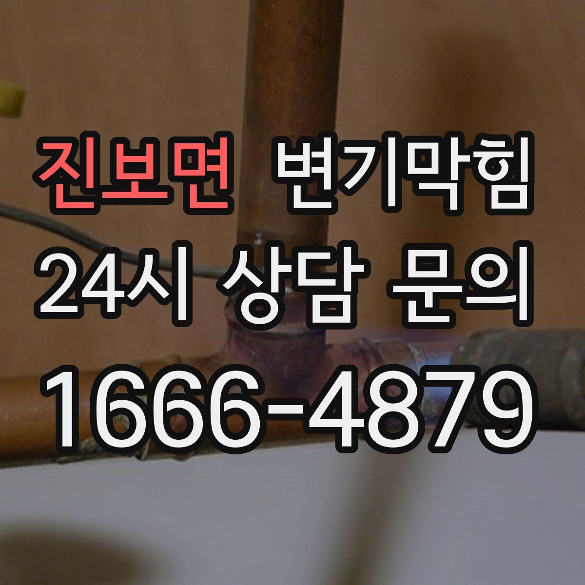 진보면 변기막힘