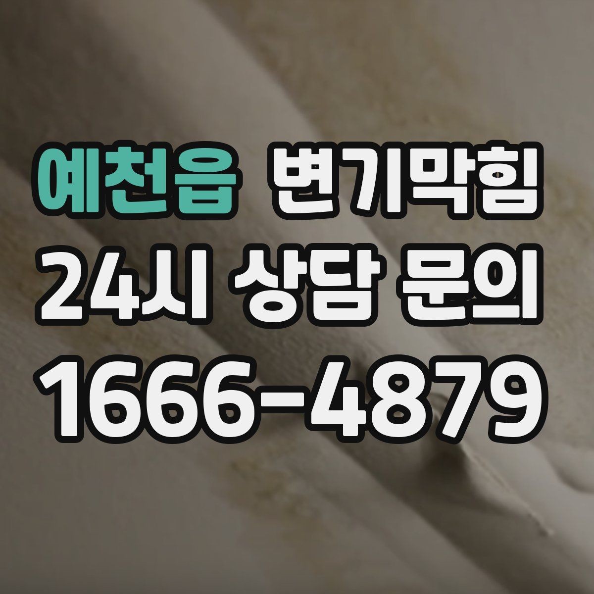 예천읍 변기막힘 상가 화장실막힘 고객 동선 분리 운영