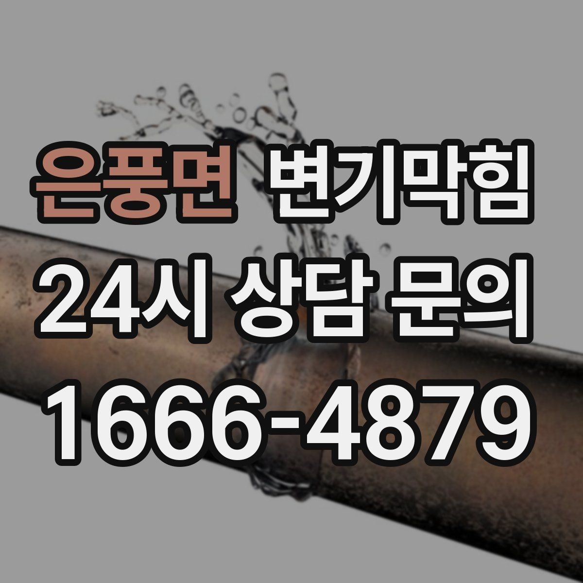 은풍면 변기막힘 단독 변기뚫기 왁스링 누수 종결