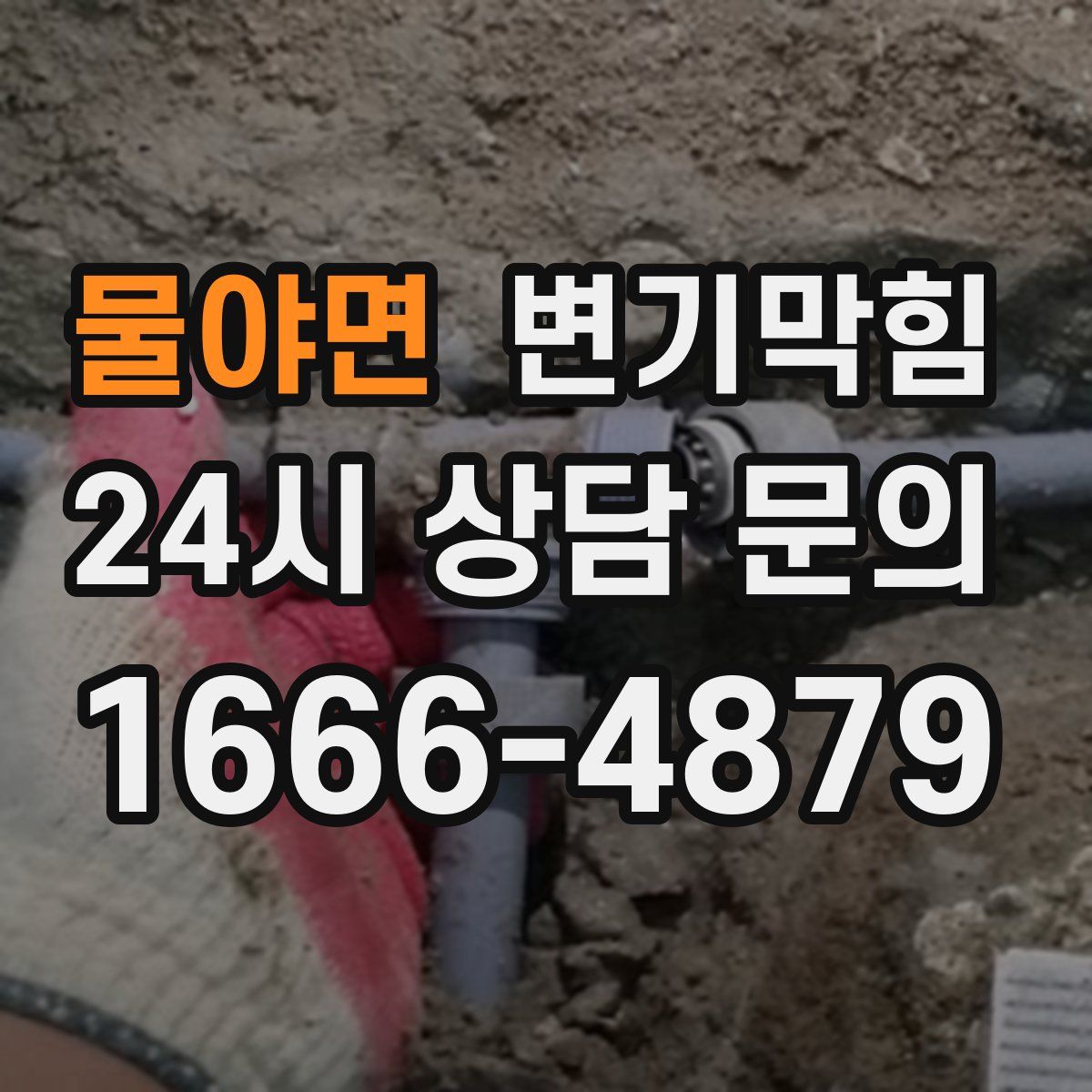 물야면 변기막힘