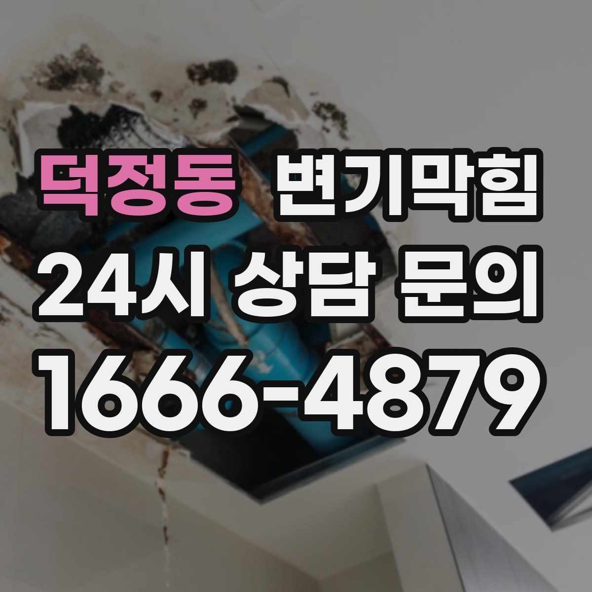 덕정동 변기막힘