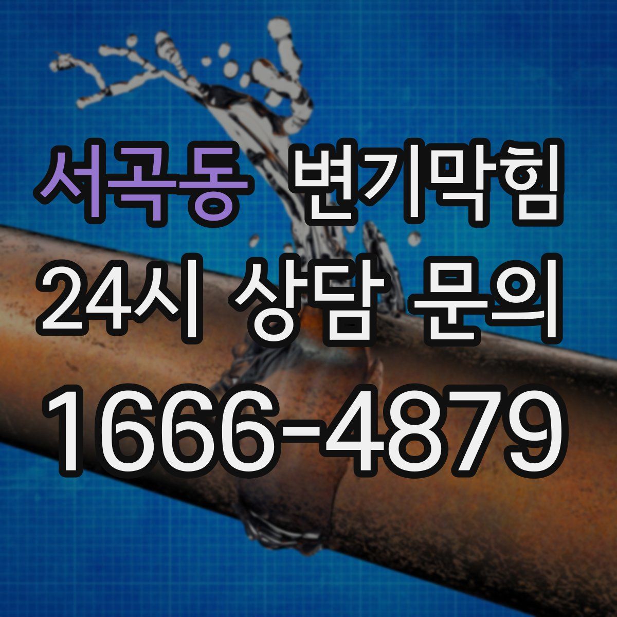 서곡동 변기막힘