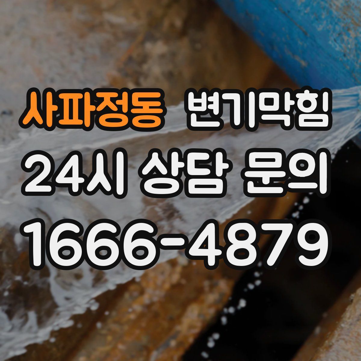 사파정동 변기막힘