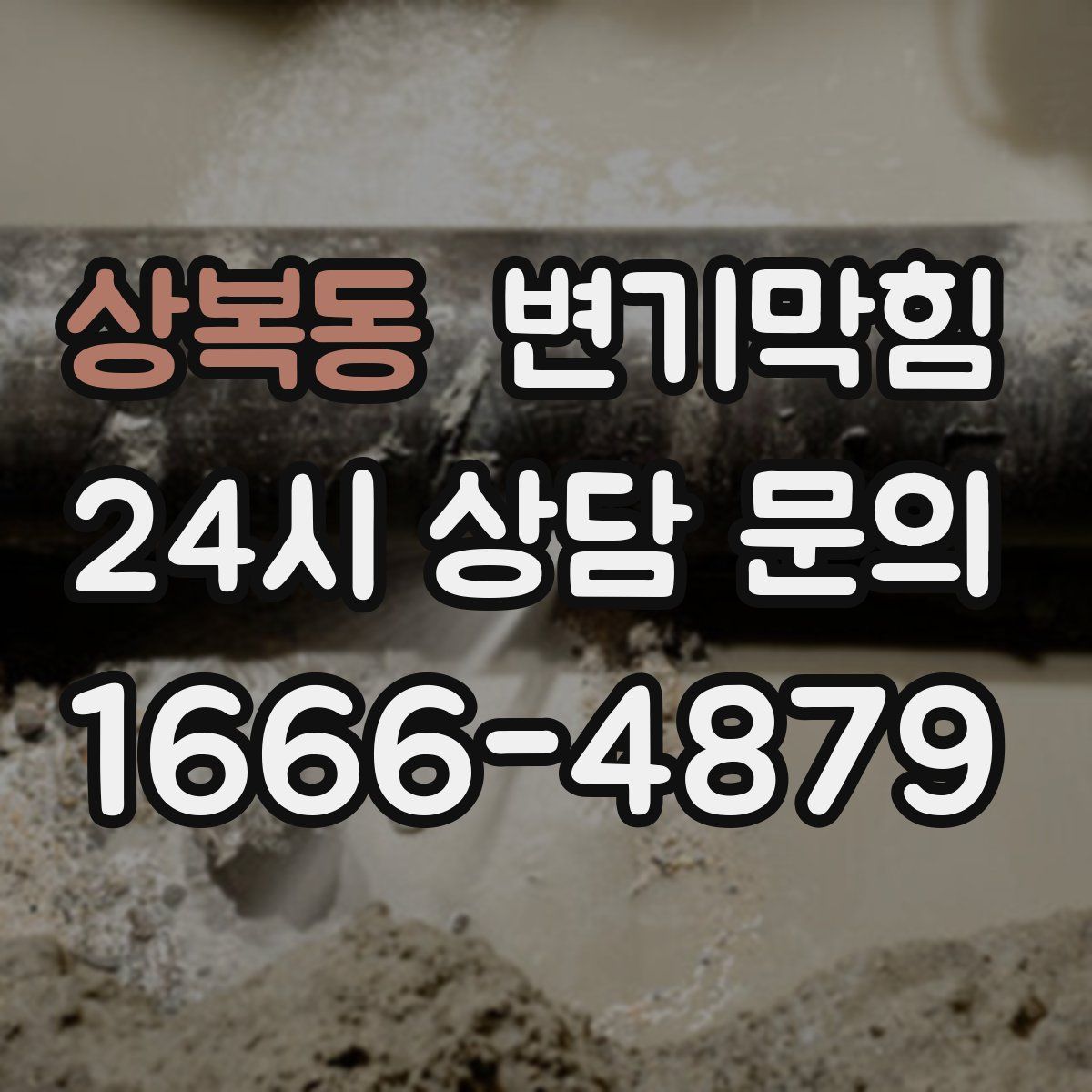 상복동 변기막힘