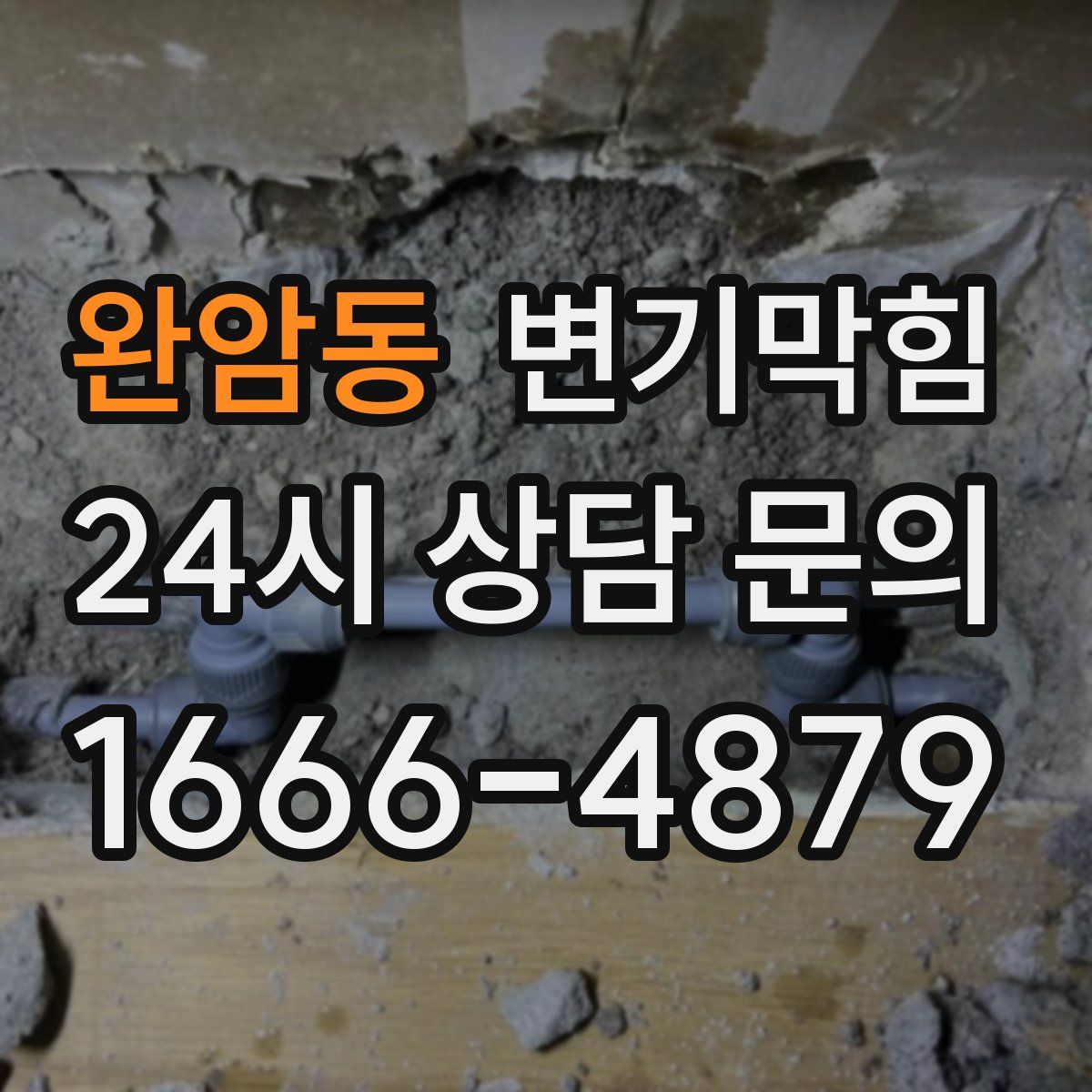 완암동 변기막힘