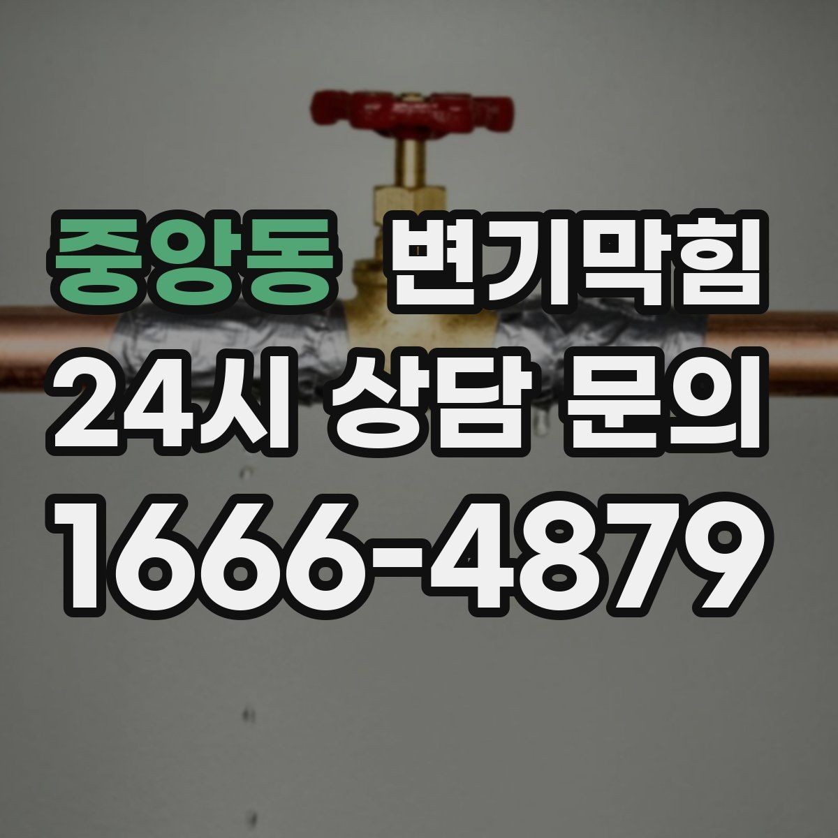 중앙동 변기막힘 미용실 변기뚫기 헤어 잔사 제로 마감