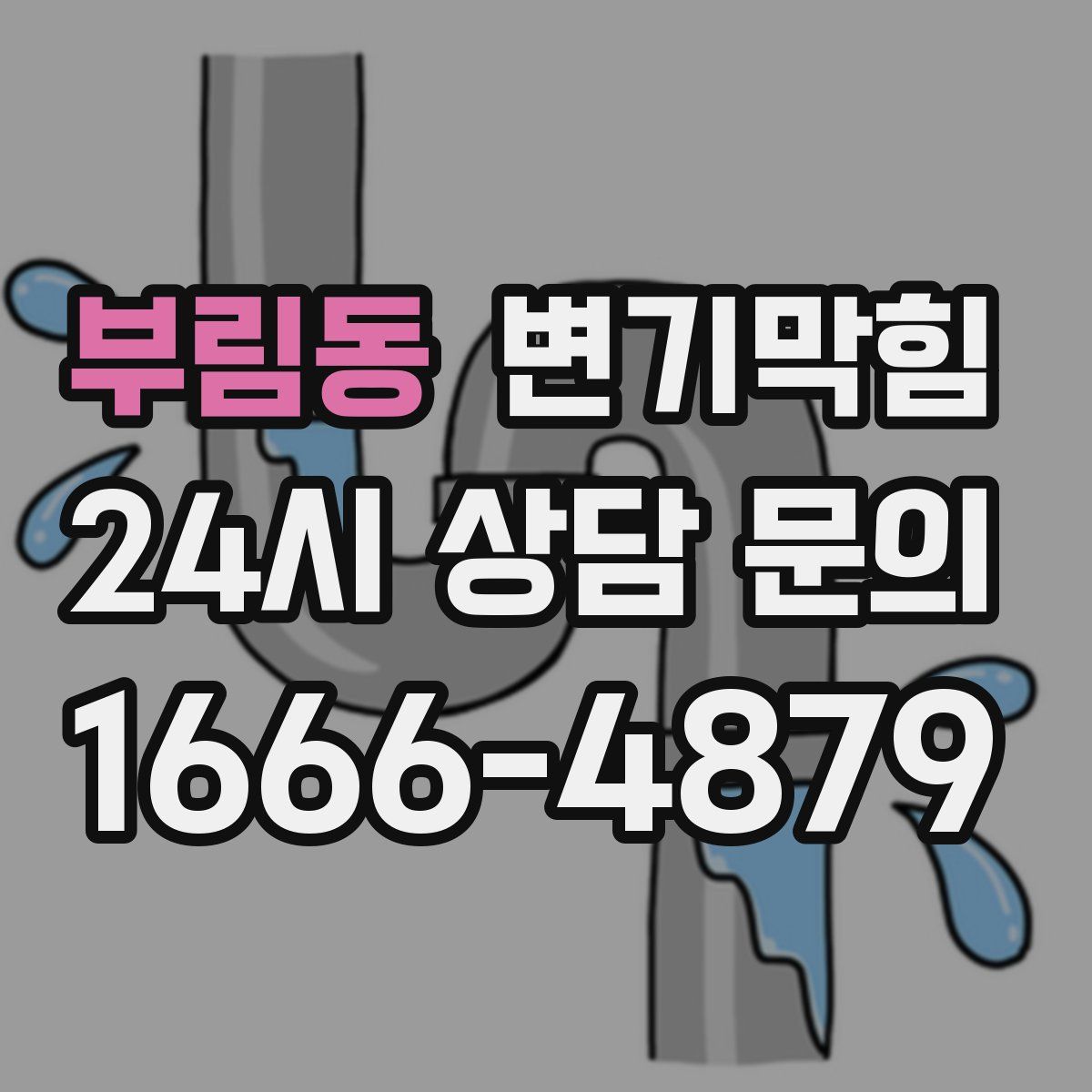부림동 변기막힘