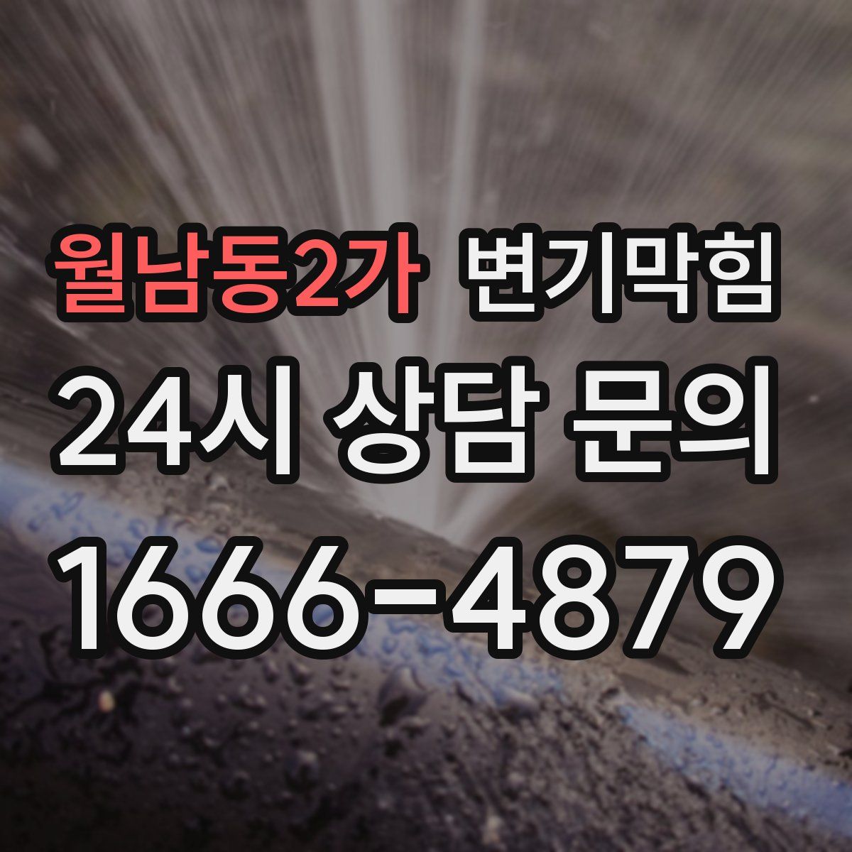 월남동2가 변기막힘