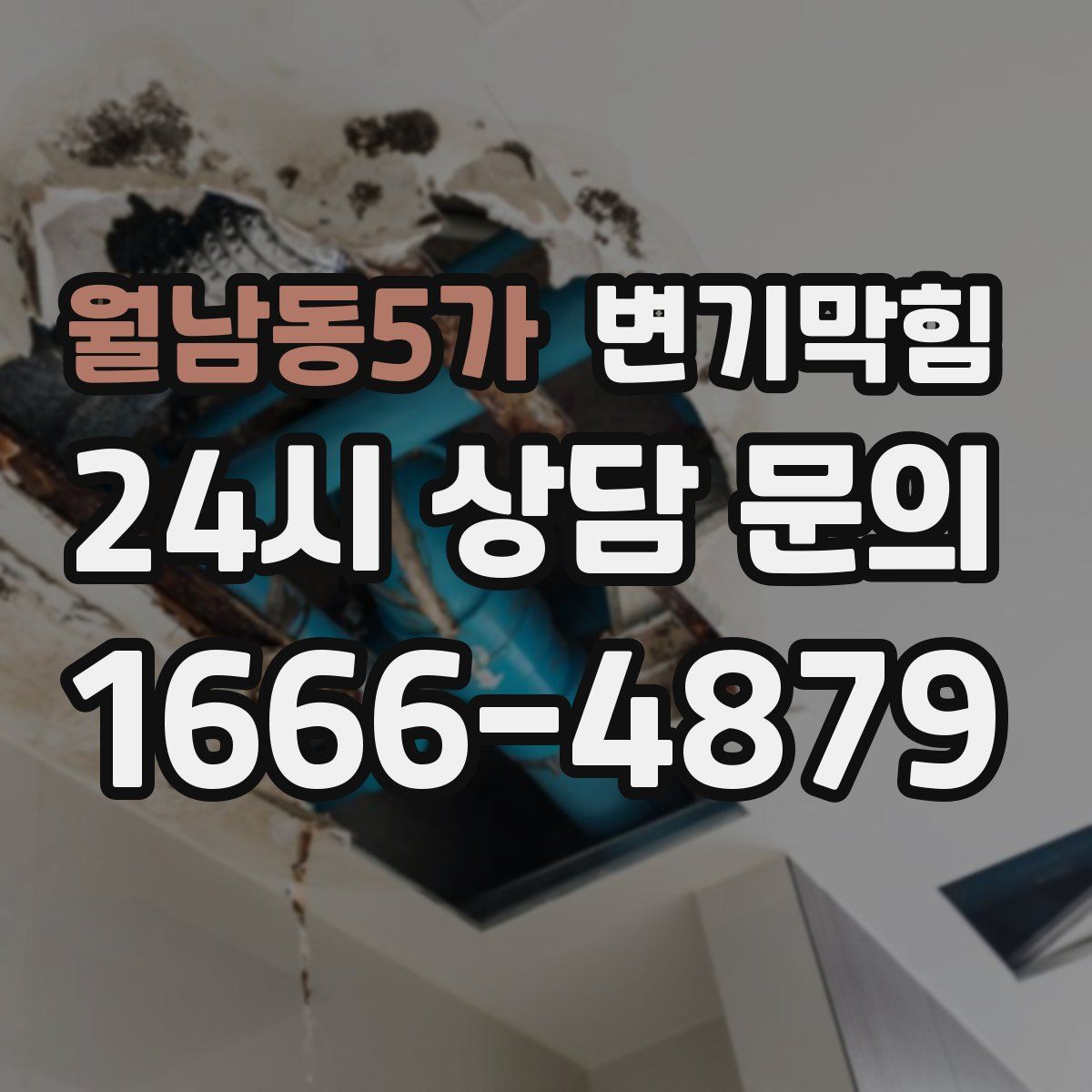 월남동5가 변기막힘