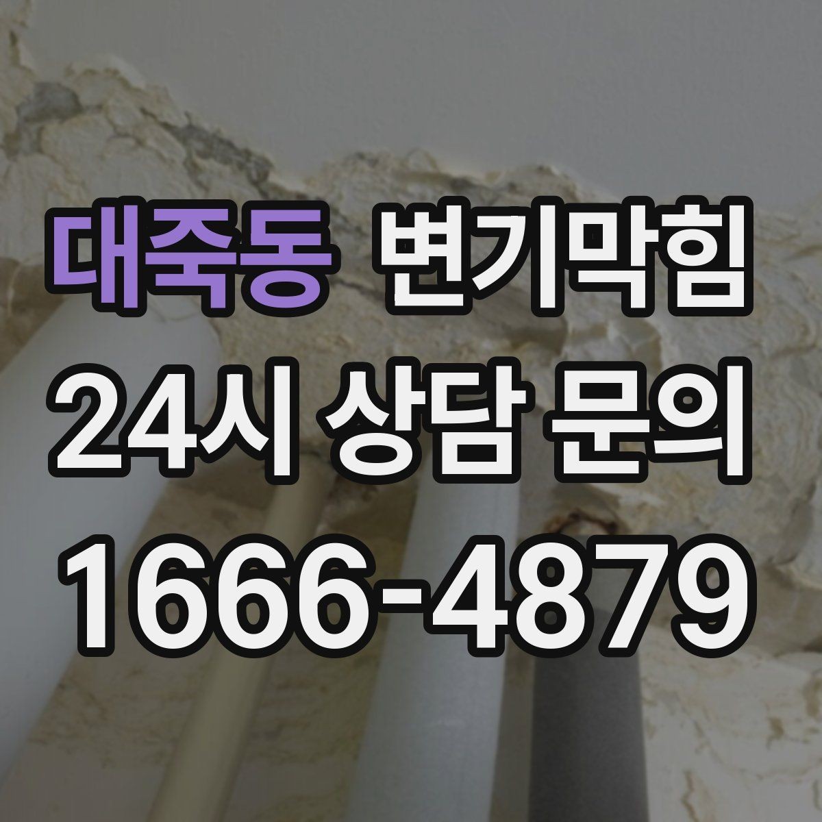 대죽동 변기막힘 단독 주택 배수구막힘 젖음 얼룩 종결