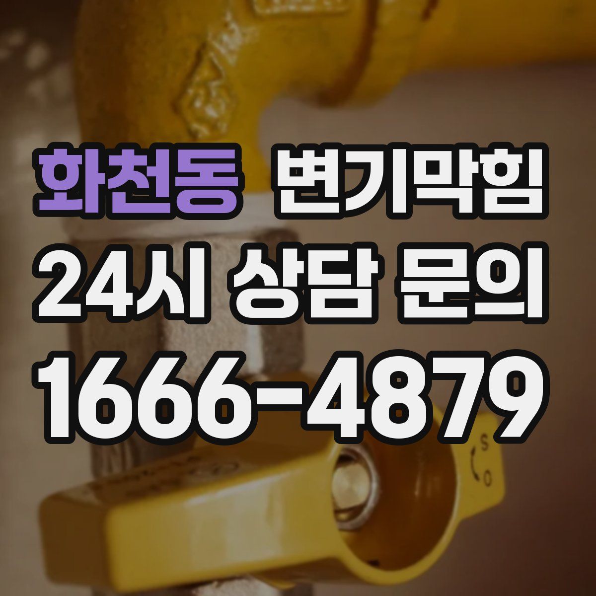 화천동 변기막힘