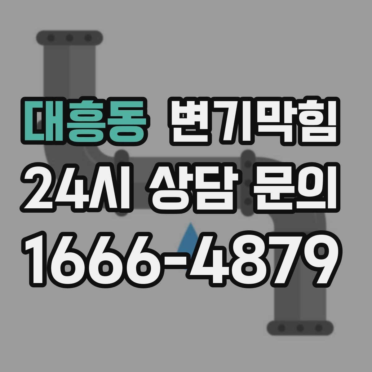 대흥동 변기막힘 미용실 화장실역류 드레인 캡 재설치