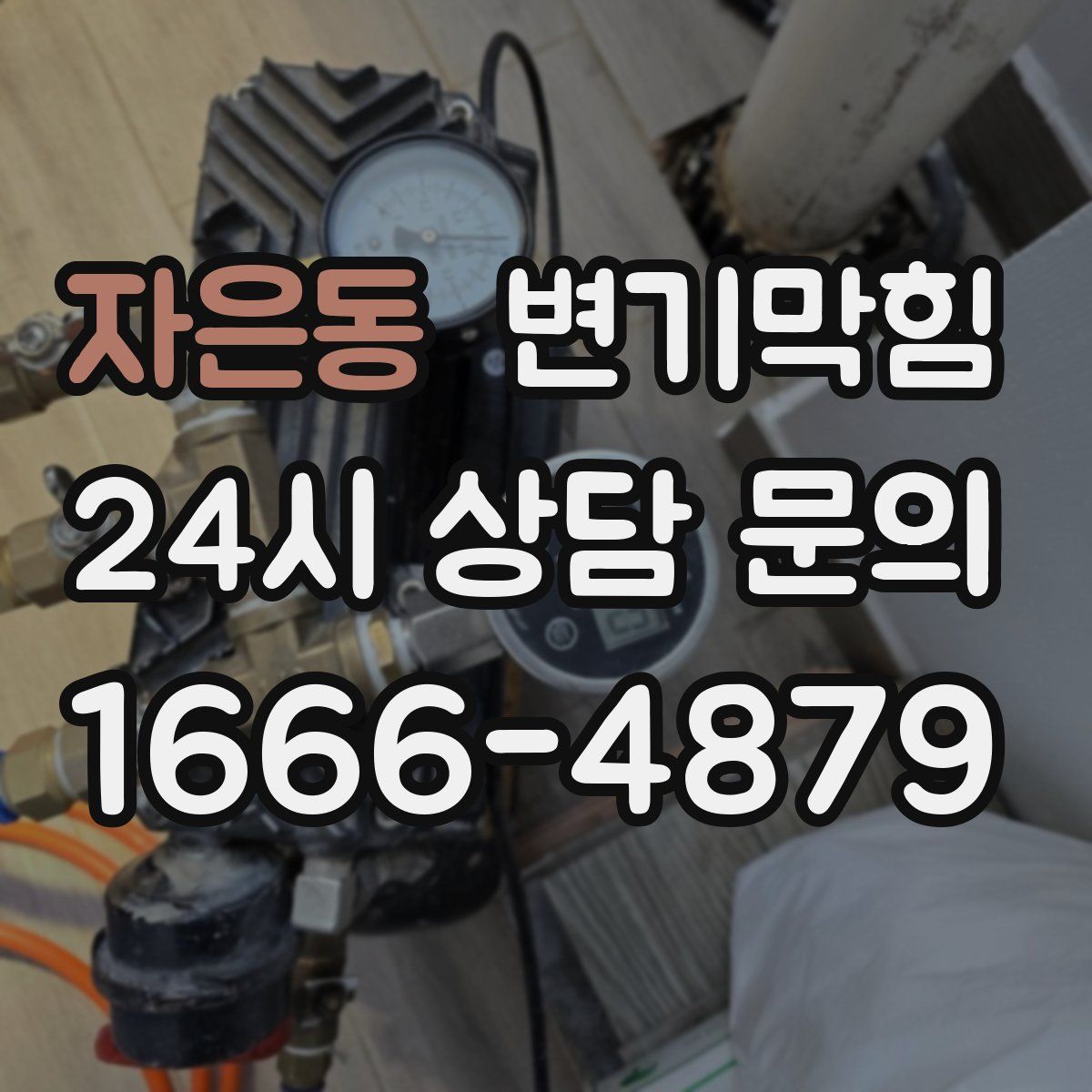 자은동 변기막힘