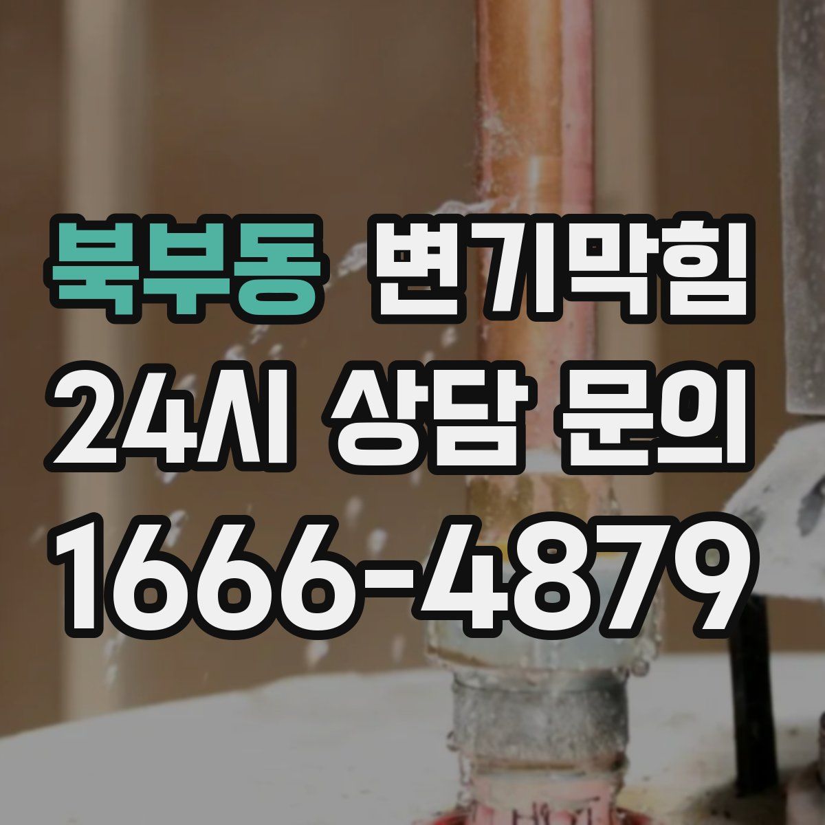 북부동 변기막힘