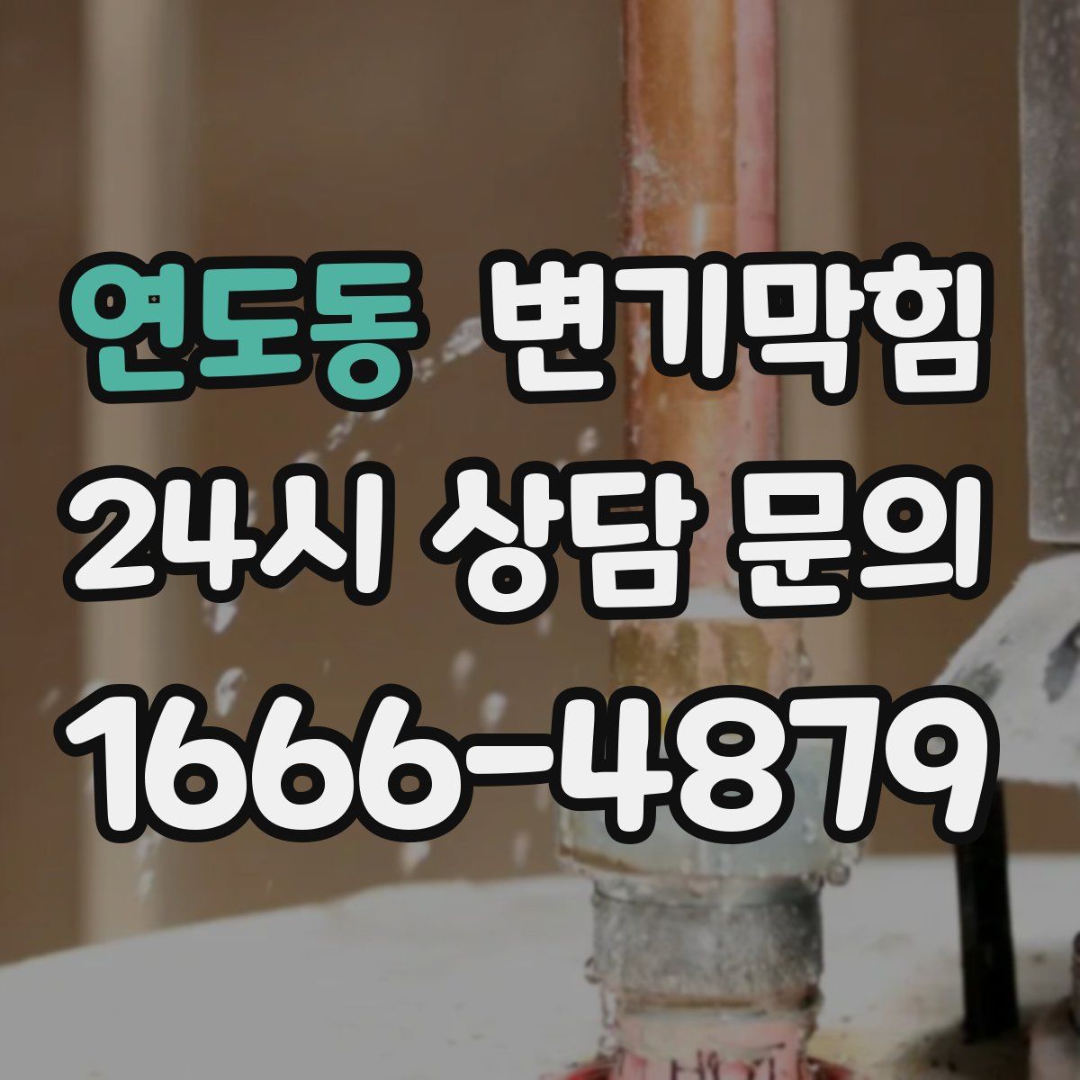 연도동 변기막힘