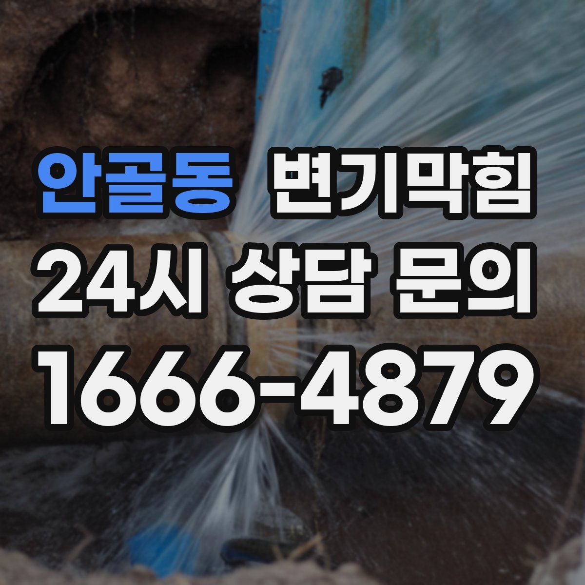 안골동 변기막힘