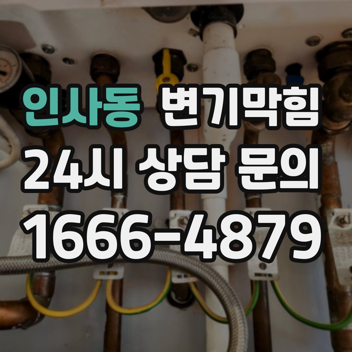 인사동 변기막힘