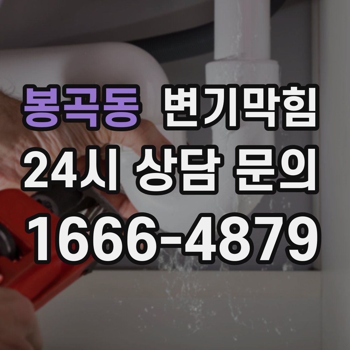 봉곡동 변기막힘