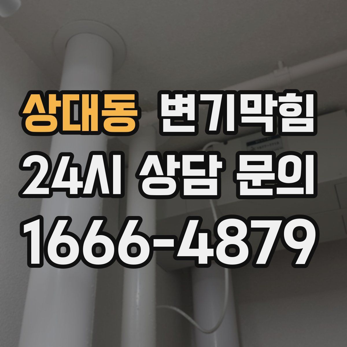 상대동 변기막힘