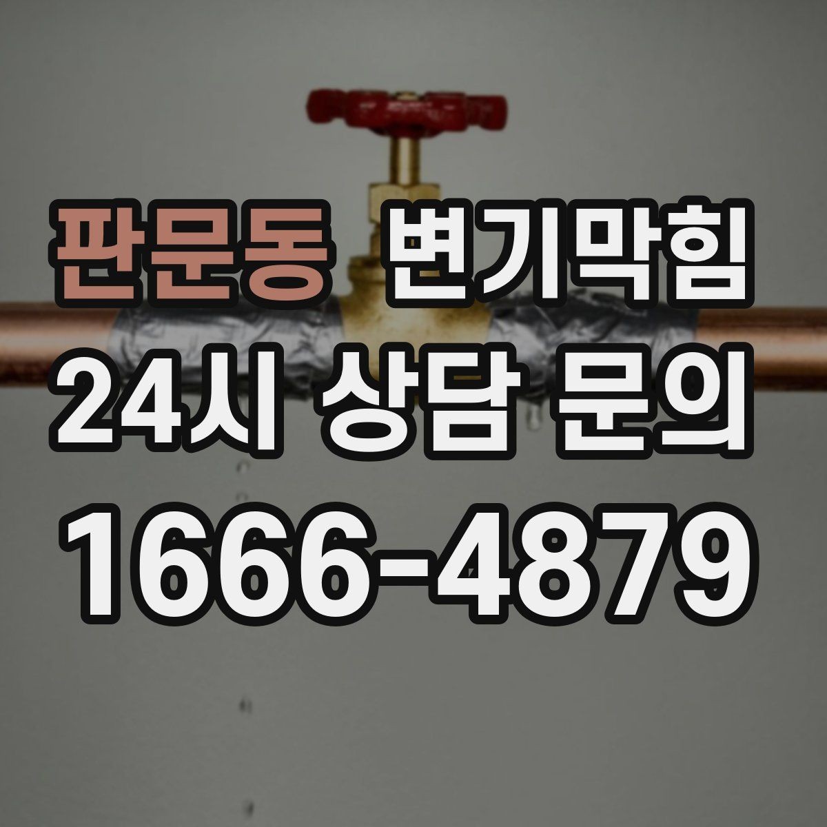 판문동 변기막힘 원룸 배수구막힘 절수 세팅 균형 찾기