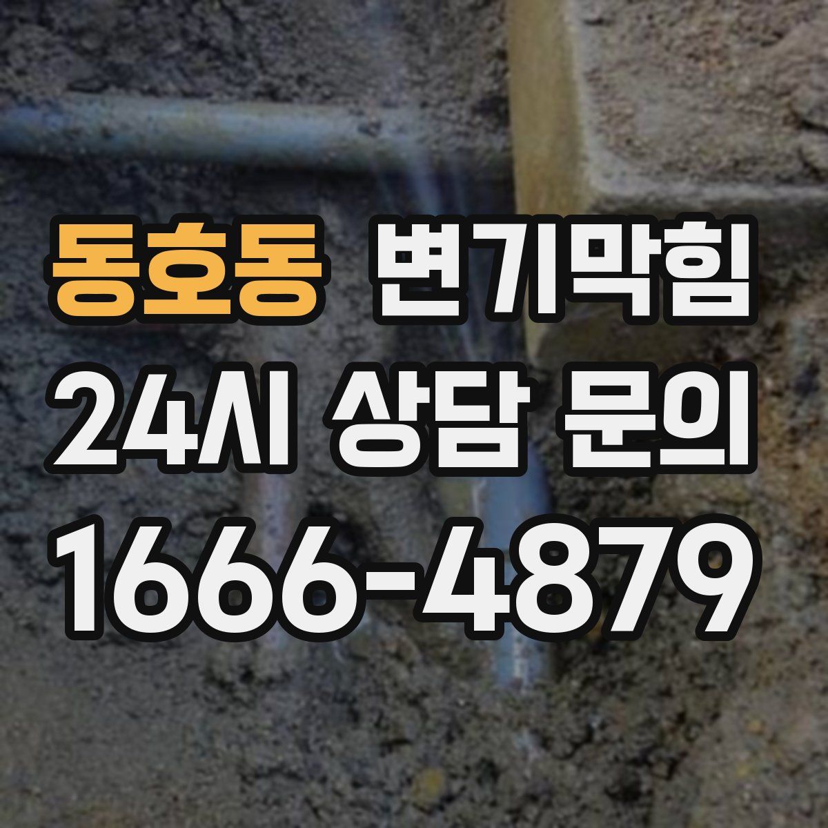 동호동 변기막힘