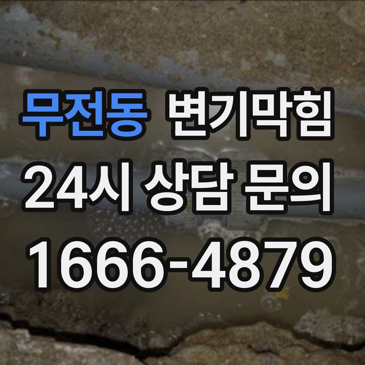 무전동 변기막힘