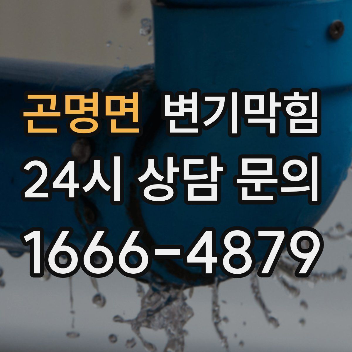 곤명면 변기막힘