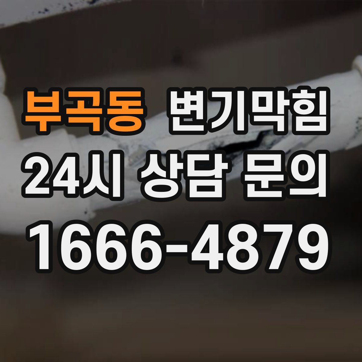 부곡동 변기막힘