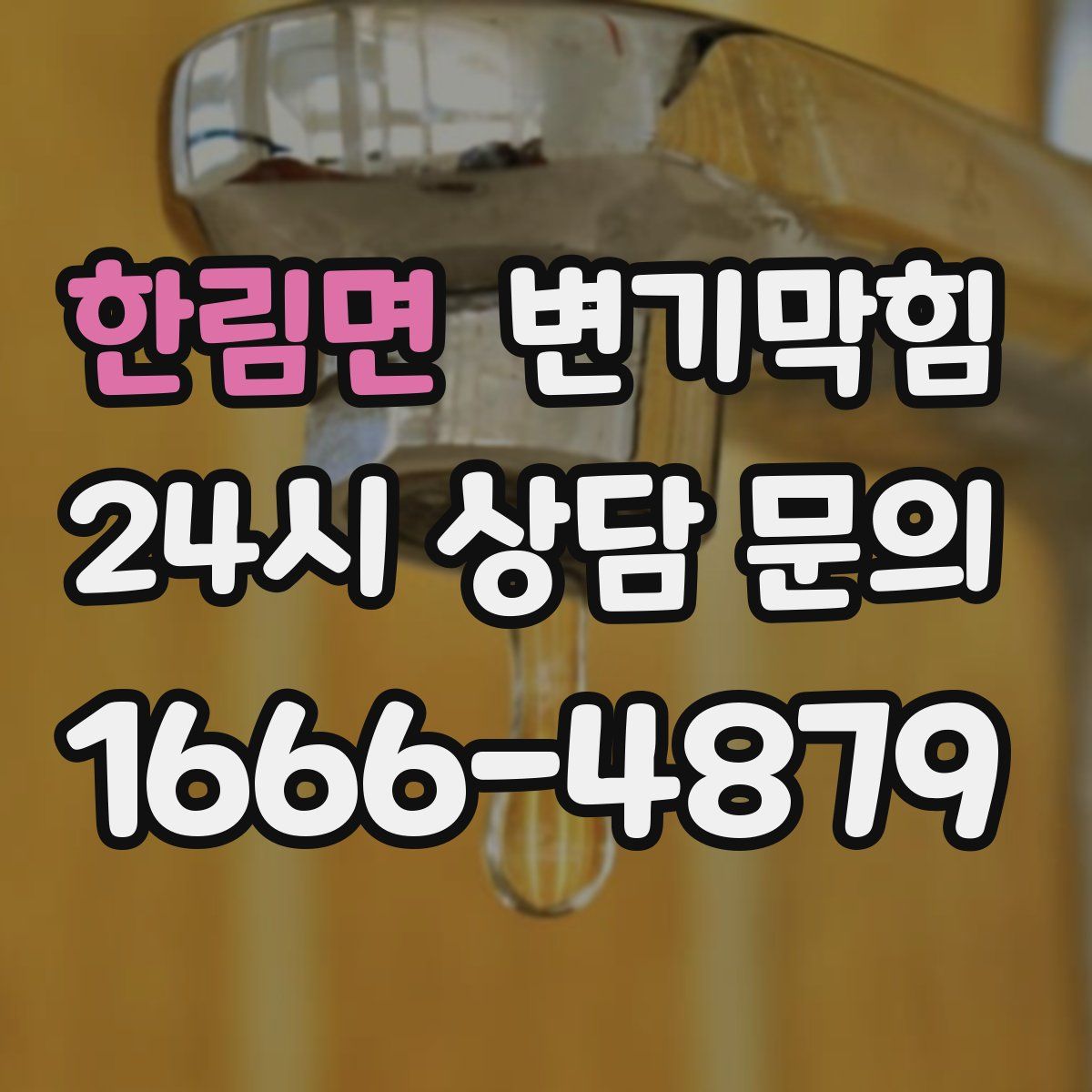 한림면 변기막힘